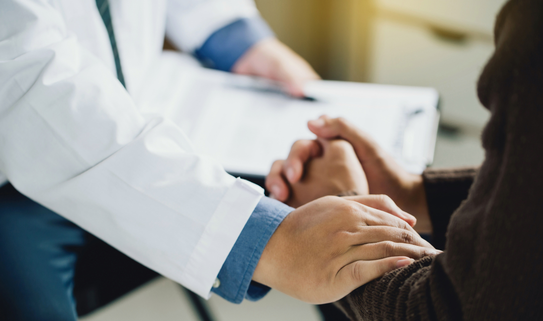 Provider viewing computer screen